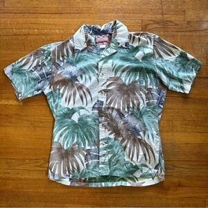 RJC‎ Made in U.S.A. Tropical Green and Brown Men's Shirt